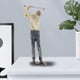 thumbnail image 4 of Resina decorativa Hombre Golfista Estatua Adorno Artesanía Golf Escultura Balanceo Un Golf Oficina Club Estante Vino pequeña sala Librería Decoración Cole B BLESIY Estatua de golfista hombre, 4 of 8