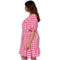 thumbnail image 2 of Vestido con manga bombacha Roman Fashion modelo 4272 fucsia Talla extra 42, 2 of 6