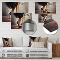 thumbnail image 4 of Designart "Stylish Red And Black High Heels Sleek Silhouette VI" Fashion Metal Wall Art, 4 of 5