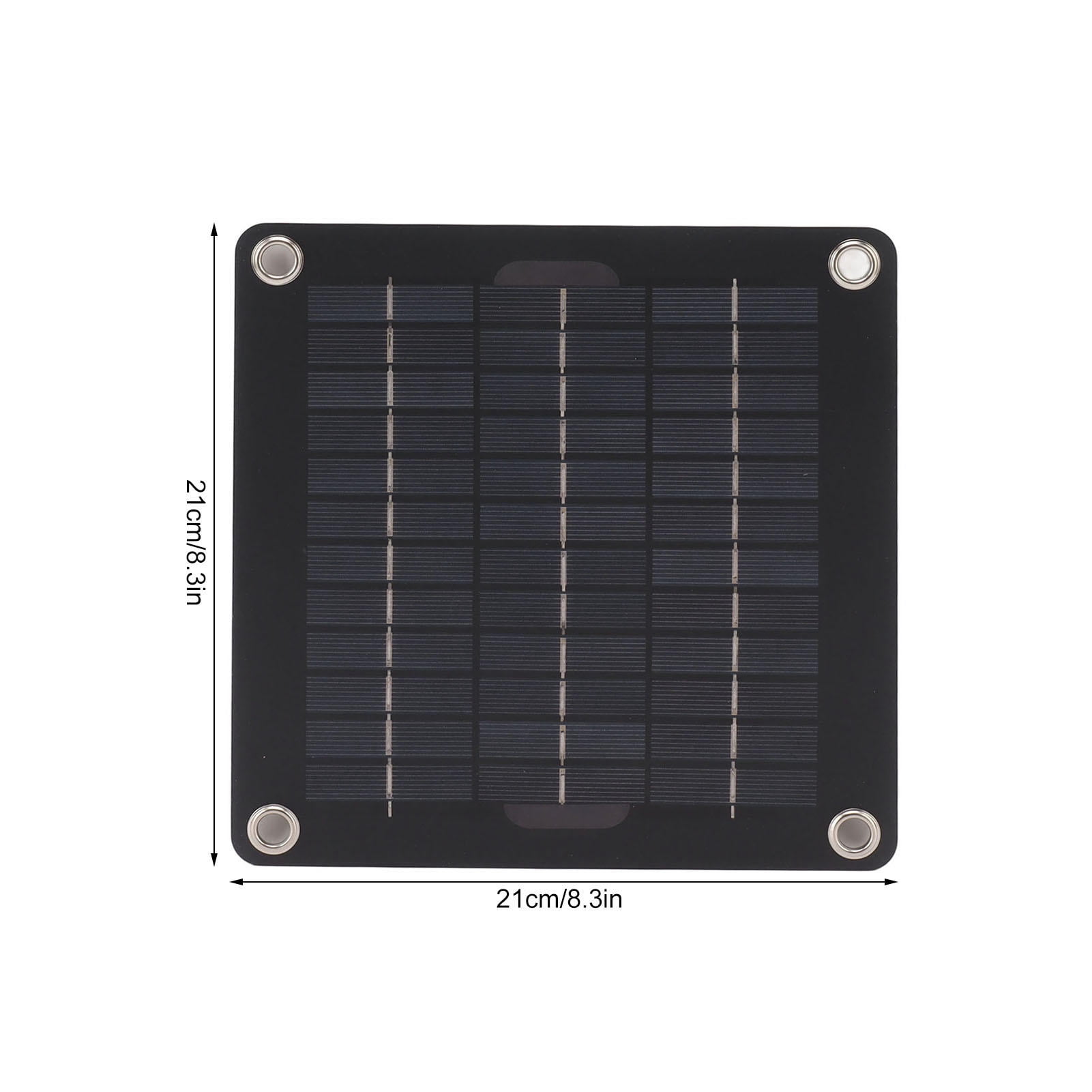 Suodoka 5W Portable Solar Panel Kit – 12V Battery Charger, Monocrystalline Silicon, Blocking Diode, Lightweight & Compact for Camping & Outdoor Use