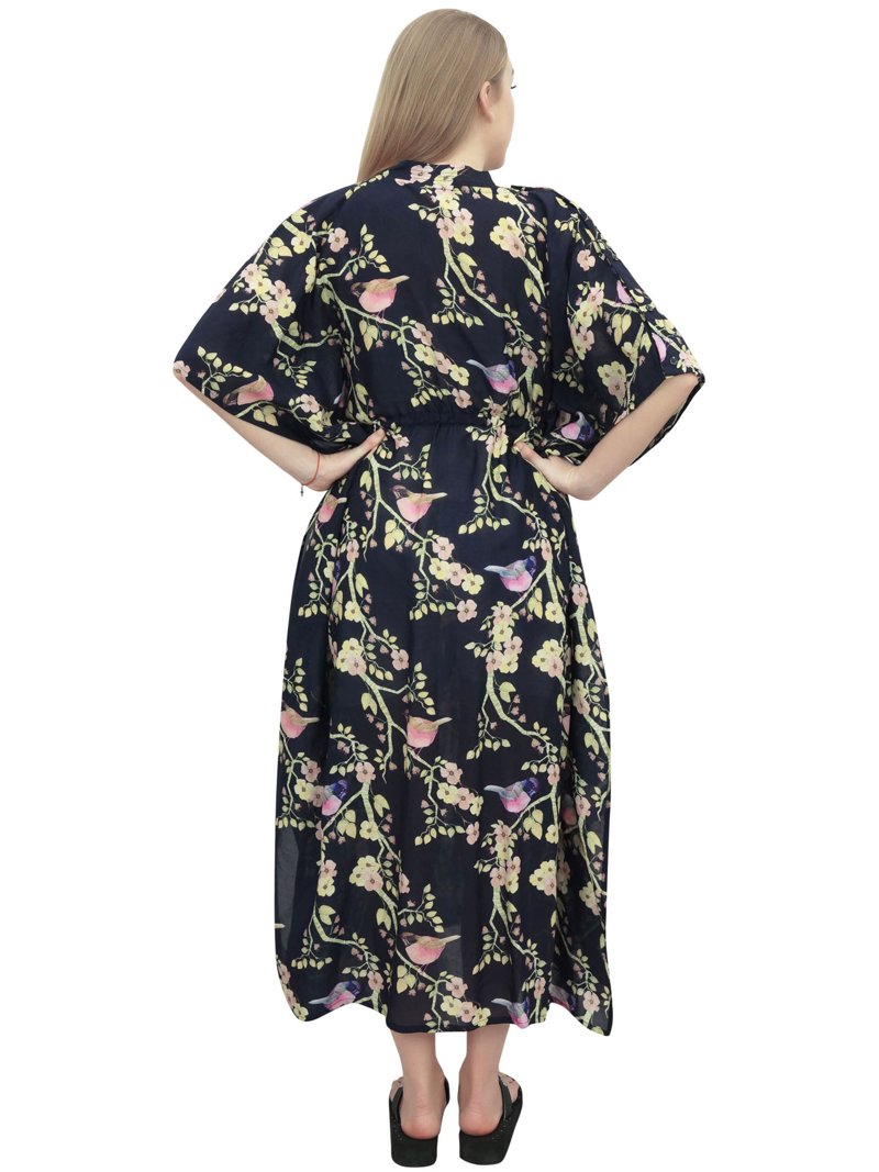 chinese dress ladies Peach Maternity & Nursing Kaftan Maxi Dress main image 1