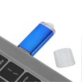 thumbnail image 3 of Clé USB 64 Go avec couvercle transparent bleu pour PC et tablette, 3 of 4