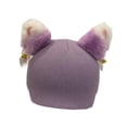 thumbnail image 1 of Quzzie Ski Helmet Cover Knitted Hat Fun Animal Ear Universal Helmet Accessory Wind Resistant Scratch Protection Winter Headgear Suitable for Snowboarding Skiing Team Use Purple, 1 of 8