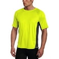 thumbnail image 1 of Kanu Surf Hommes CB Rashguard UPF 50+ Maillot de Bain, Jaune Fluo, XX-Large, 1 of 4