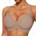 thumbnail image 2 of UQJfacai Womens Push Up Wireless Bras No Underwire Seamless Full Coverage Bralettes Supportive Comfort Padded Everyday Bra XXL, 2 of 5
