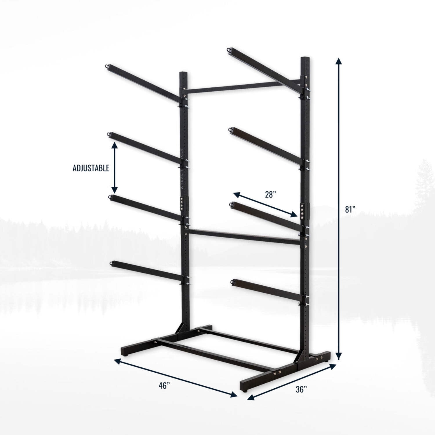 Teal Triangle Freestanding G-Surf  SUP | 4 Levels | Indoor-Outdoor