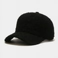 thumbnail image 6 of CoCopeaunts Outdoor Sports Baseball Cap Women Warm Winter Cap Men Adjustable Artificial Lamb Wool Baseball Cap Hip-Hop Hat Visor Man Sun Hat, 6 of 6