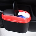 thumbnail image 2 of Double Open Garbage Box Car Door Hanging Flip storage box Trash Can Waste Storage Box Vehicle Garbage Bin, 2 of 8