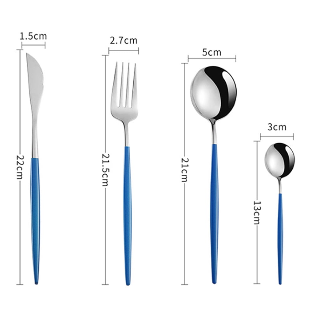 GETRICH 4 Pièces Couvert Pique Nique Avec Etui, Portable Couvert De