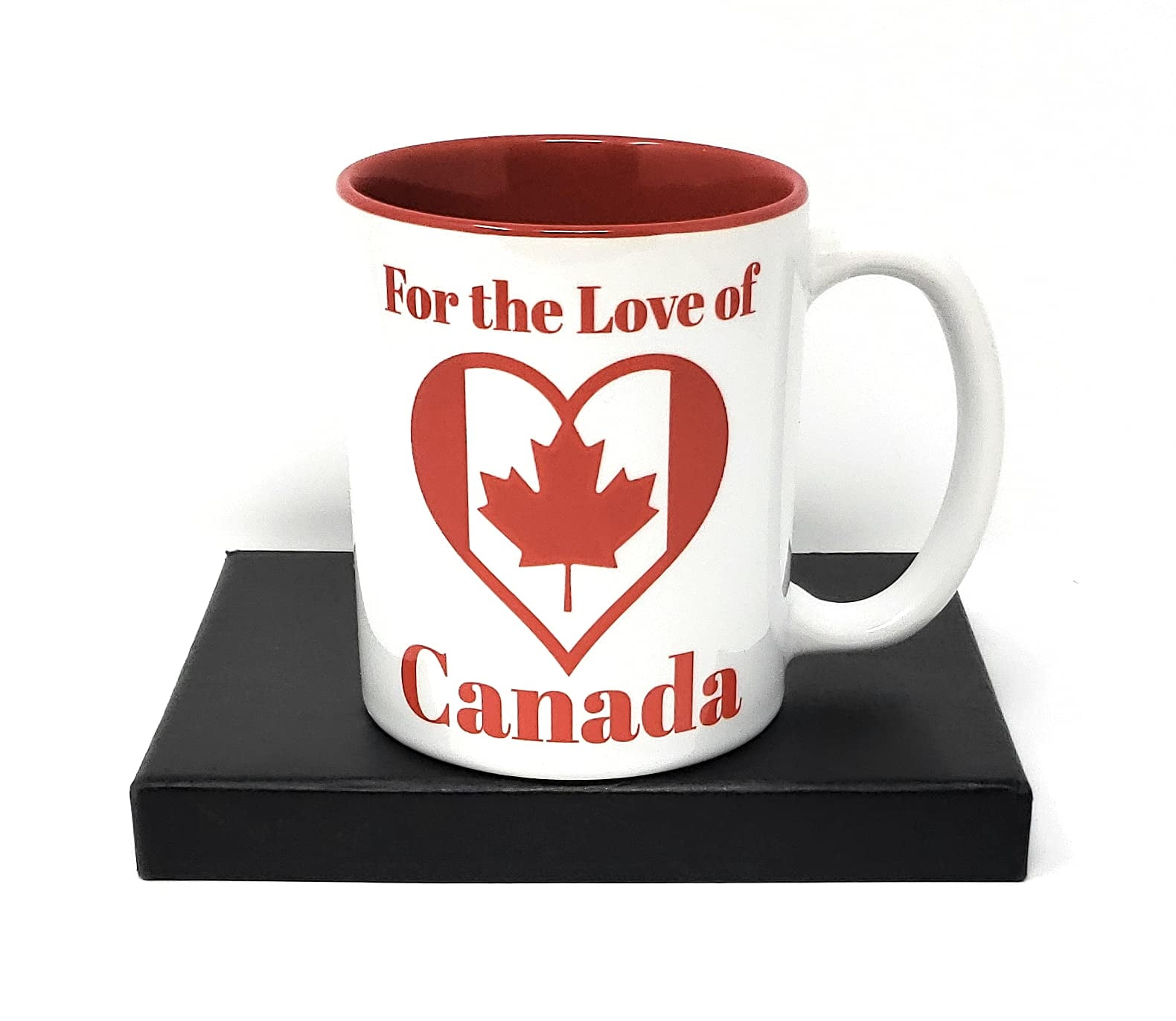 CafePress Flag Of Canada 1957-1965 Large Ceramic Coffee Mug, 15 Oz (444 Ml) - White - View #3
