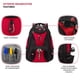 thumbnail image 3 of Mochila para portátil SwissGear 1900 Scansmart TSA 17 pulgadas negro/roja, 3 of 9