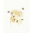 thumbnail image 3 of York, Leah 20x24 Black Modern Framed Museum Art Print Titled - Bees and Botanicals VI, 3 of 5