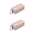 thumbnail image 4 of Cartera de mujer Sonducket Llaves de cuero Llavero Monedero con cremallera Rosa Rosado 2Conjunto, 4 of 6