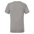 thumbnail image 2 of T-Shirt à Manches Courtes Uni à Col Ras du Cou en Mélange Triblend pour Hommes en Toile, 2 of 3