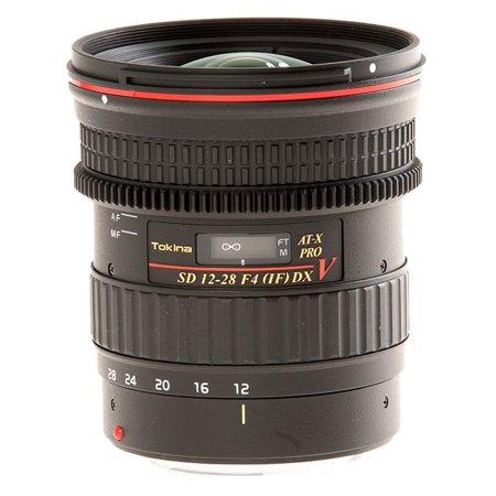 Tokina at-X Pro DX 12-28 V / 4.0 Lens for Canon - Black | Walmart