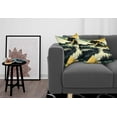 thumbnail image 4 of Ambesonne Lake Throw Pillow Cover Pack of 2, Dark Woods Mountains Modern, 2 Pcs-18"x18", Dark Green Teal Khaki, 4 of 5
