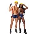 thumbnail image 3 of Roma Costume 6195 - 5PC Mens Construction Hard-Worker, Orange/Blue, X-Large, 3 of 3