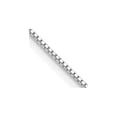 thumbnail image 1 of 925 Sterling Silver Rhodium-plated .9mm Box Chain Necklace 20 inch for Female, 1 of 5