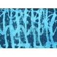 thumbnail image 1 of Ahgly Company Indoor Rectangle Abstract Light Blue Modern Area Rugs, 2' x 4', 1 of 4