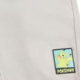 thumbnail image 5 of Boys Pokemon Pikachu Casual Woven Khaki Pull-On Shorts with Pockets, 5 of 5