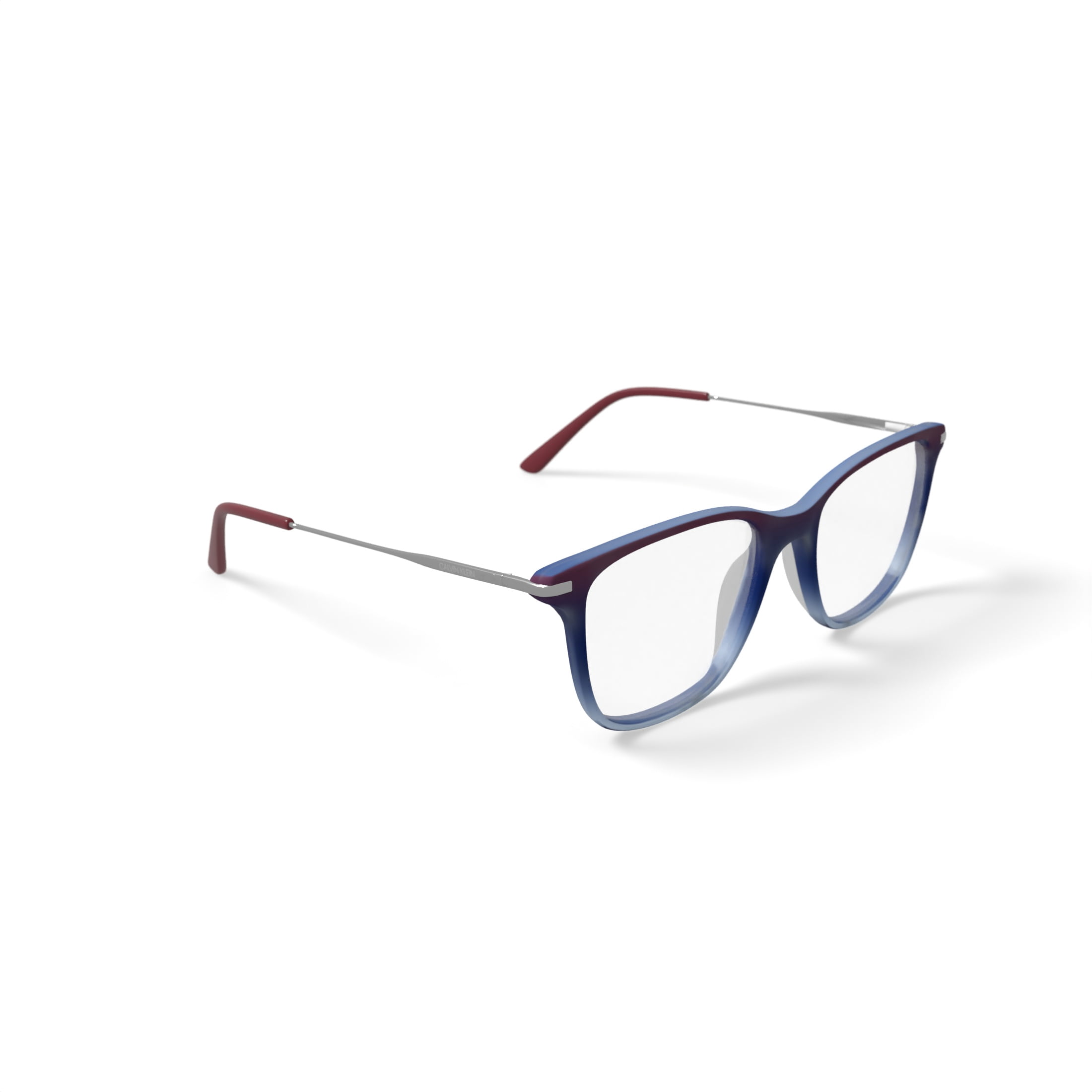 Calvin Klein Women's CK19711G Prescription Eyeglasses with Case, Red/Blue