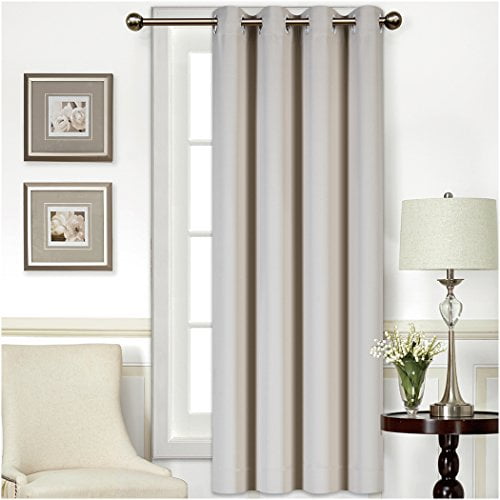 Mellanni Thermal Insulated Blackout Curtains 1 Panel Window