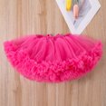 thumbnail image 6 of Girl Dress RedTutu Skirt Tulle Skirt Toddler Fluffy Skirts Baby Girl Outfits 6-12 Months, 6 of 8