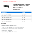 thumbnail image 2 of Throttle Position Sensor - Compatible with 1988 - 1995 Chevy C2500 1989 1990 1991 1992 1993 1994, 2 of 2
