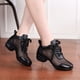 thumbnail image 2 of XIHAHA zapatos de baile de cuero genuino botas de cuero zapatos de baile cuadrados aumentar zapatillas de baile botas zapatos de baile de suela blanda modernos, 2 of 4