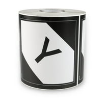 FindTape Regulated DOT Shipping Labels [Manufactured in USA]: 4 in. x 4 in. (Limited Quantity Symbol / "Y") 500-labels
