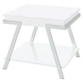 thumbnail image 4 of Marcia Rectangular Side End Table White High Gloss, 4 of 9