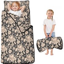 Pioneer Flower Floral Print Pattern Toddler Nap Mats for Kids Preschool,Sleeping Mat Bag or Kids,Toddler Sleeping Bag,Toddler Nap Mat or Daycare