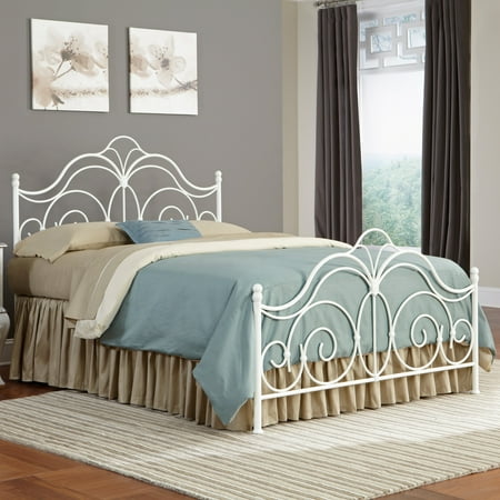 Rhapsody Metal Bed - Glossy White - Full/Double ...