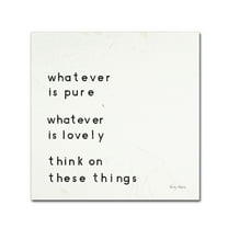 Trademark Fine Art 'Words of Encouragement IV' Canvas Art by Emily Adams