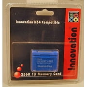 innovation 48695 nintendo 64 256 kb memory card -