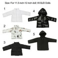 thumbnail image 3 of Accessories for 1/6BJD Doll Winter Warm Clothes Fashion 30cm Doll Coat Cotton Jacket Zipper Coat Tops Winter Coat 3, 3 of 8