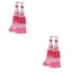 thumbnail image 3 of Toystoory 2 piezas de accesorios de habitación multiusos, cortina con borlas, decoración del hogar, tejido a la moda, fácil de duradero, rosa Rosa 1 2Conjunto, 3 of 6