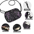 thumbnail image 3 of FORMRS Mini Crossbody Bag for Women Adjustable Rope Shoulder Casual Phone Purse, Gothic Floral Print, 3 of 7