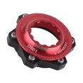 thumbnail image 4 of Bike Disc Brakes Center Lock Adapter, Center Lock Hubs Aluminium Alloy 6 Bolts Centre Lock Disc Rotor Adapter Set Bicycle Accessory, 4 of 7
