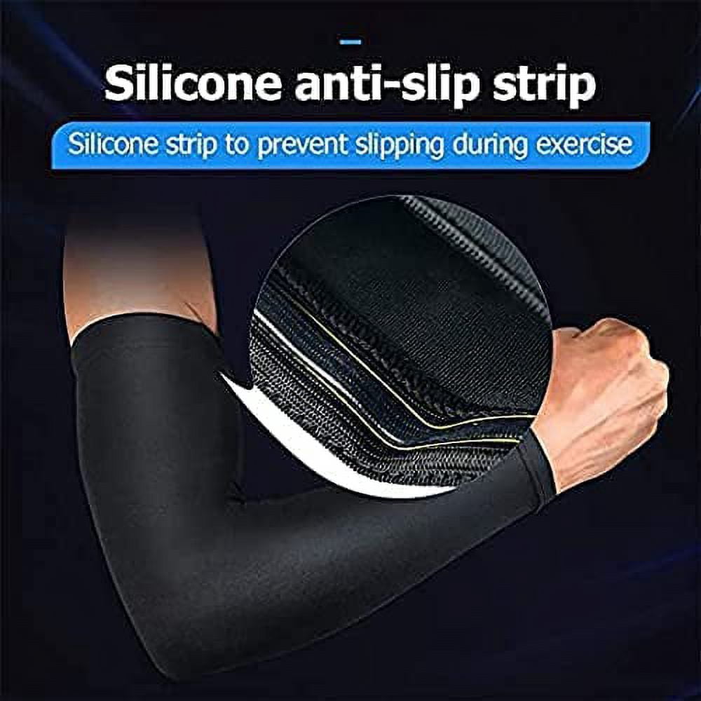 Nabelisen Sports Compression Arm Sleeves - Athletic & Shooting Sleeve for Youth, Men & Women - Basketball ,Football,Baseball.