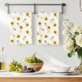 thumbnail image 3 of Yellow Flowers Kitchen Towels Set of 1, Spring Floral Elegant Pastoral Watercolor Absorbent Dish Towels for Kitchen, Microfiber Hand Towel, Quick Drying Tea Towel for Cleaning Decorative Dishcloths, 3 of 7