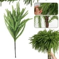 thumbnail image 3 of KGJQ Artificial Pine Branches for Holiday Decorations Christmas Garland with Bendable Wire Stems Realistic Faux Pine Branches for Indoor Outdoor for Mantel, 3 of 8