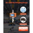thumbnail image 2 of VEVOR Digital Crane Scale, 2200 lbs/1000 kg, Industrial Heavy Duty Hanging Scale with Remote Control, Cast Aluminum Case & LCD Screen,High Precision for Construction,Factory,Farm,Hunting (Orange), 2 of 9