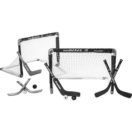 Franklin Sports Insta-Set Mini Hockey 2-Goal Set