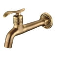 thumbnail image 4 of Antique Brass Bibcock, Outdoor Faucet, Brass Decorative Garden Tap/washing Machine Water Mixer Tap Free Shipping, 4 of 6