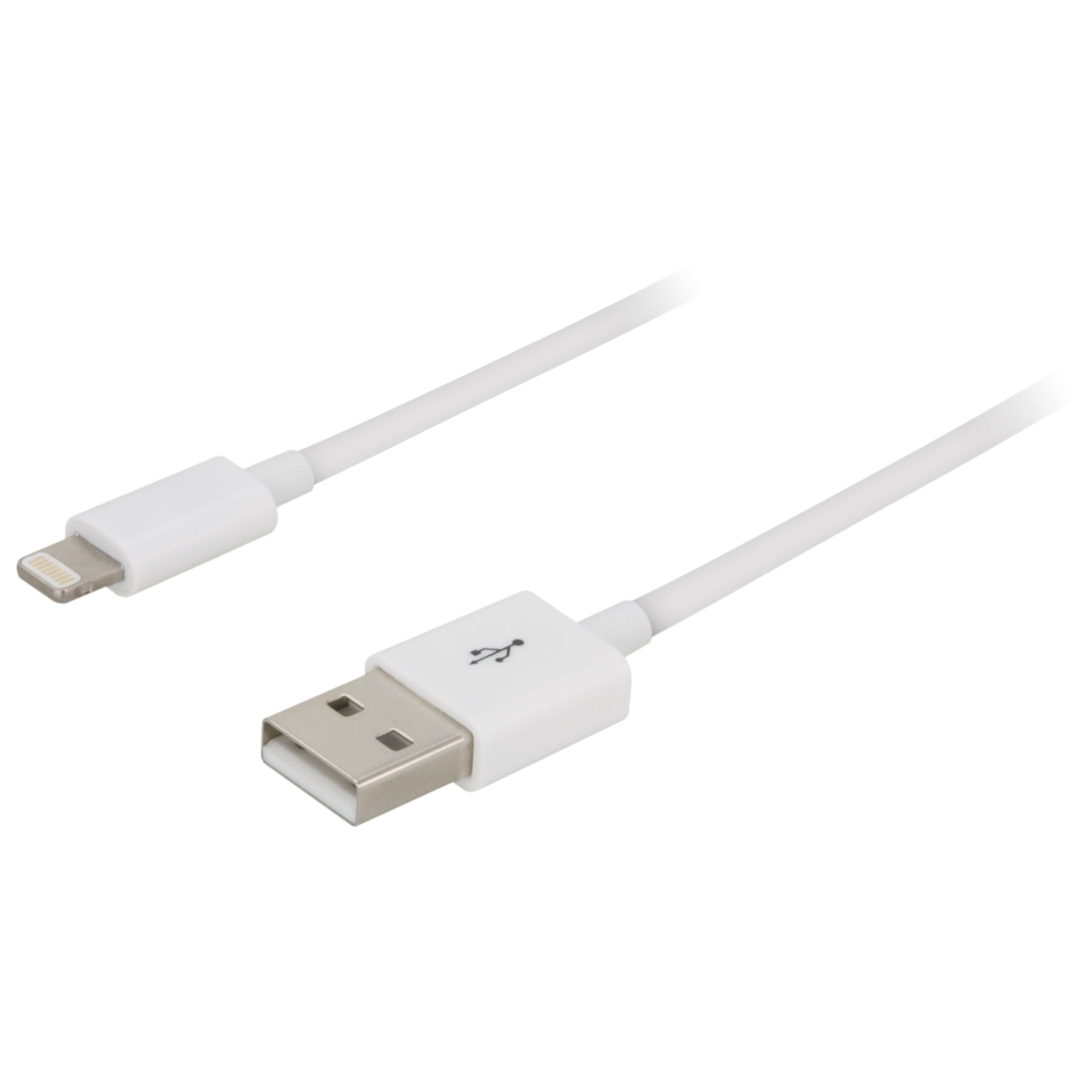 iLive 6 Ft Lightning Cable, IAT10W, White