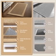 thumbnail image 5 of SIXHOME Kitchen Rugs and Mats Set 20"x32" and 20"x71" Non-Slip Washable Kitchen Floor Mats, Farmhouse Runner and Small Rug for Kitchen Hallway Laundry Room Decor in Brown Beige, 5 of 6