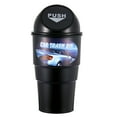 thumbnail image 1 of Kenally Cenicero de cubo de basura para coche, Mini contenedor de basura, soporte organizador, accesorios interiores para coche Automoción decorativa y accesorios negro Kenally CZ13939-01B, 1 of 6