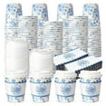thumbnail image 3 of Floral Toile Coffee Cups with Lids & Sleeves Set of 25, 3 of 4
