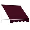 thumbnail image 6 of Patio Umbrellas Window Awning Arm Manual Retractable Window Awning Sun Shade Shelter for Patio Balcony Outdoor,Market Umbrellas, 6 of 6